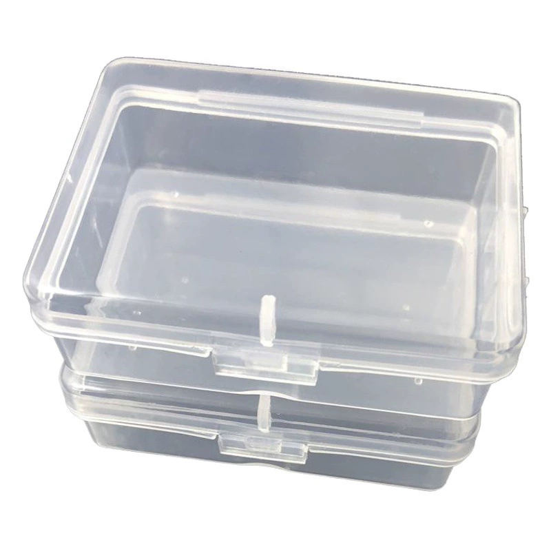 Печать скрепки упаковочная коробка маленькая коробка для хранения pp прозрачный пластик мелкий продукт артефакт порошок слойка упаковочная коробка