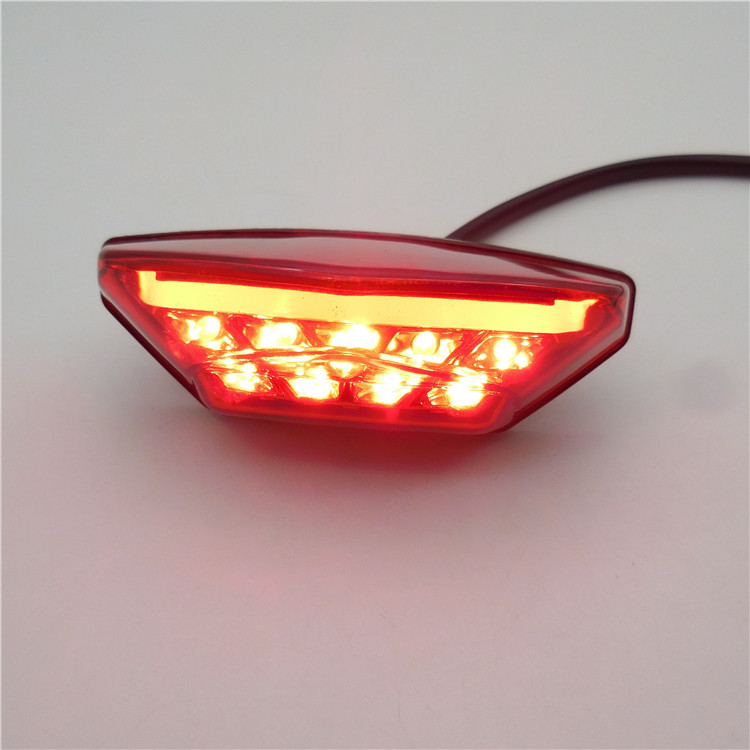 CH-2067 suitable for BMW motorcycle modified LED rear tail light electric car brake driving license plate integrated light
