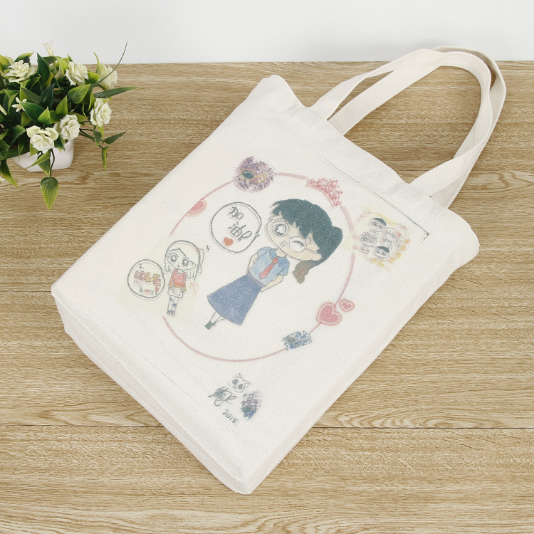帆布袋女生袋子印LOGO礼品广告袋棉布袋学生出行帆布包批发