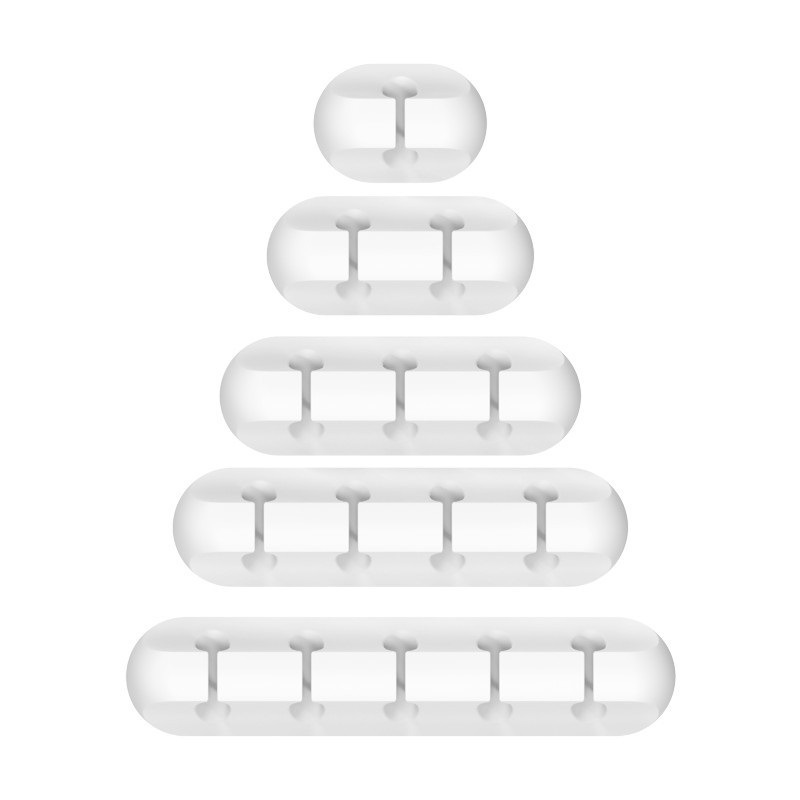 Amazon Venta caliente alambre almacenamiento Cable de silicona organizador cable de datos cubierta protectora velcro soporte de cable de nylon