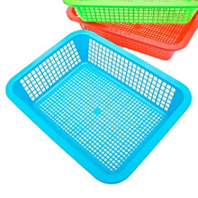 塑料框筐篮子长方形厨房洗菜篮镂空周转框沥水大号加厚配货