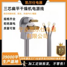 NEMA 10-30P 至 3 线电器线,干燥器插头 3 爪线