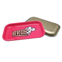 厂家清仓现货bros27*16圆形烟盘马口铁卷操作盘烟丝收集手卷烟