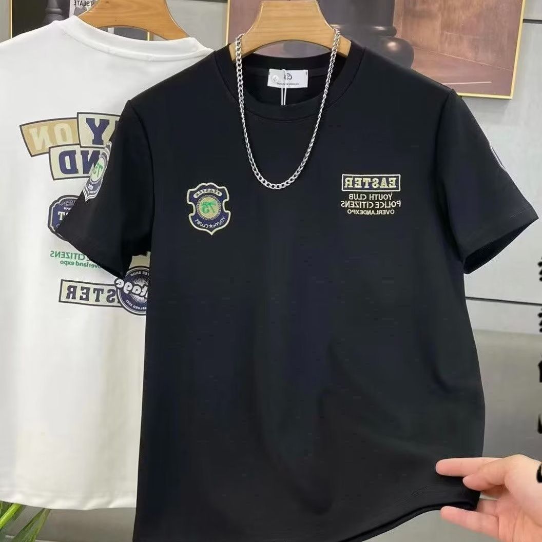 Trendy American Kurzarm-T-Shirt Männer Frauen, eine Nische neue Frühling und Sommer Top für Paare_voghion.com