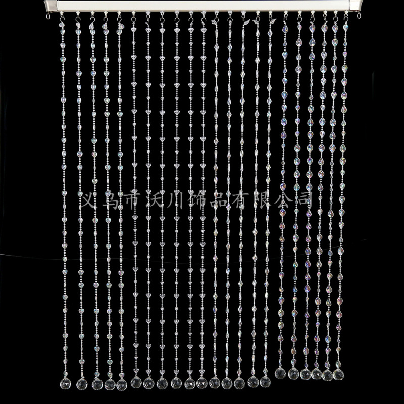 New Transparent Acrylic Continuous Beads Wedding Decoration Bead Curtain Wedding Way Bead Handmade DIY Beaded Jewelry New Transparent Acrylic Continuous Beads Wedding Decoration Bead Curtain Wedding Way Bead Handmade DIY Beaded Jewelry