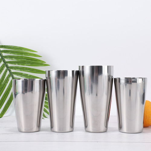 New Stainless Steel Boston Bartending Glass Bar Cocktail European Bartending Tool Cocktail Set