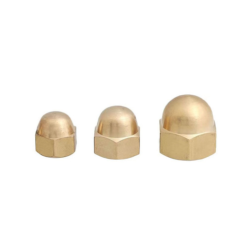 Cover type copper nut copper cap screw cap household decoration cap brass cover screw cap GB923 M3M4M6-M20