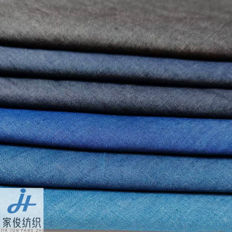 Чистый хлопок, деним, мерсеризованная ткань, весенне-летняя модная повседневная одежда, куртка, тонкая дышащая джинсовая ткань, оптовая продажа