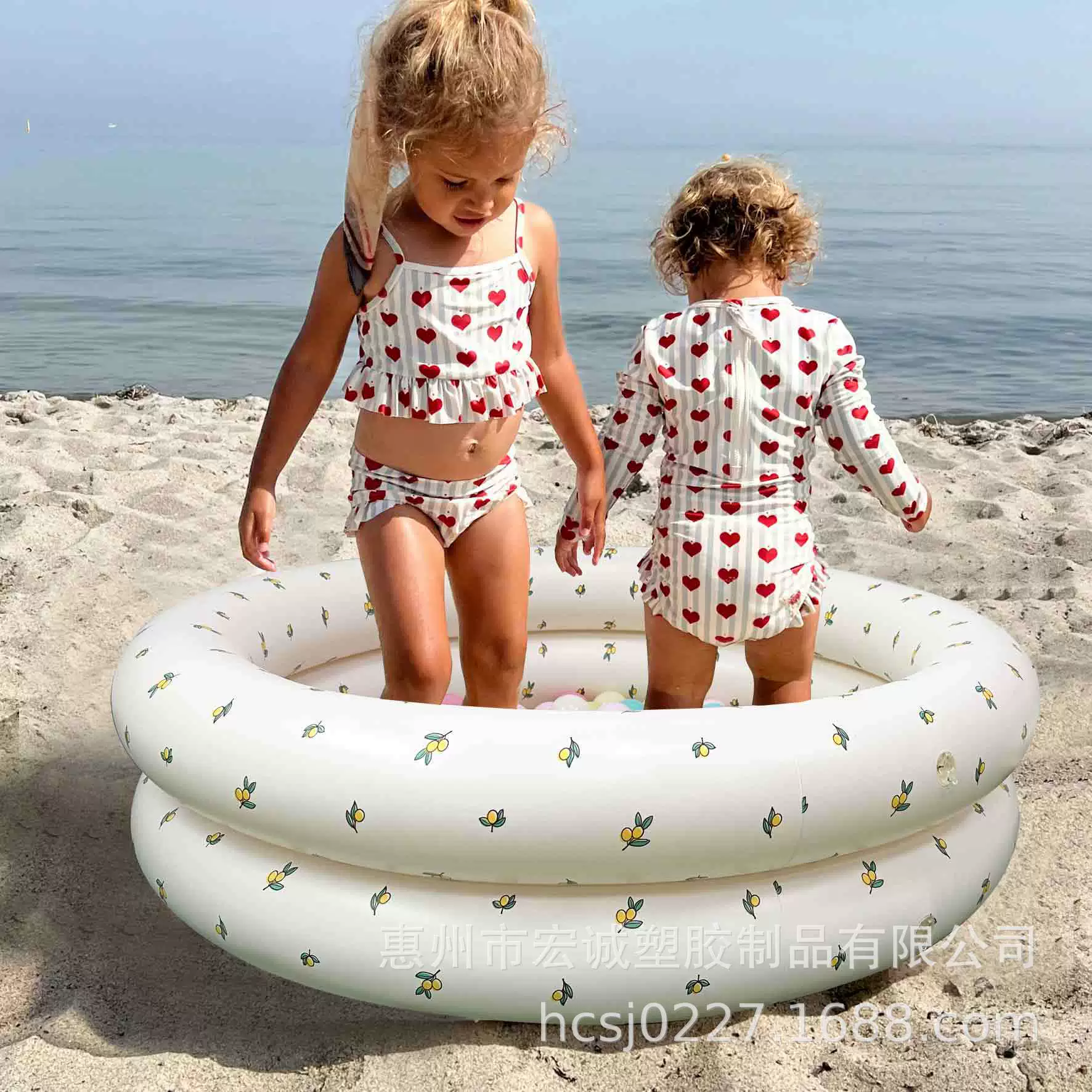 Новые ины Южная Корея ПВХ детский надувной лепесток Бассейн Детский бассейн Океанский мяч бассейн складной