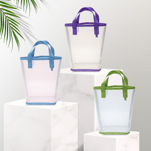 New Large Capacity Bathroom Travel Wash Bag Mesh Tote Cosmetic Storage Bag Portable Shower Bag Makeup Bag
