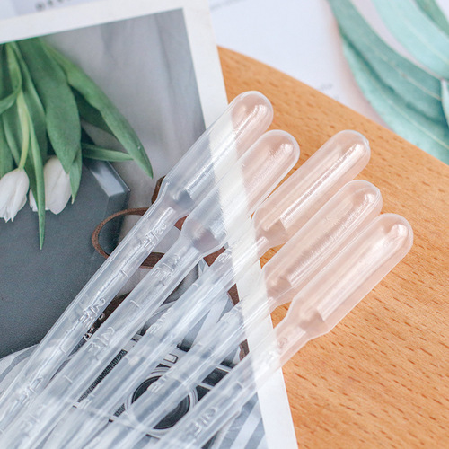 Meimu Er Disposable 3ml Plastic Graduated Dropper for DIY Aromatherapy Essential Oil Dosing and Packaging Tool