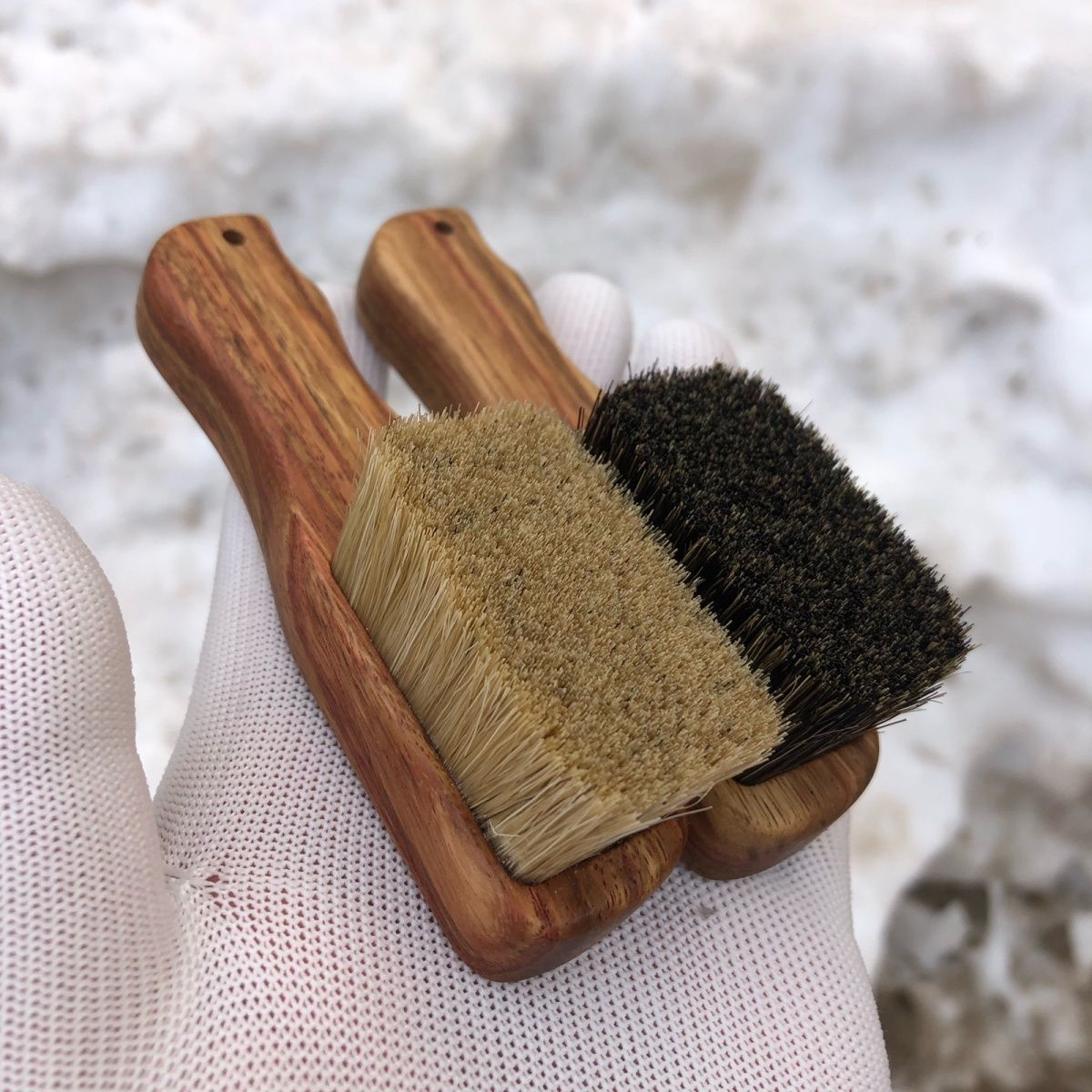 花梨木迷你文玩鬃毛刷猪鬃刷万毛刷核桃橄榄核雕金刚菩提包浆上色