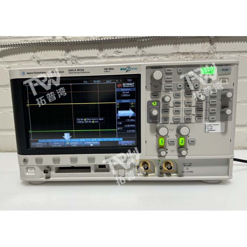 Agilent 安捷伦 DSOX3012A 双通道 数字存储示波器 100 MHz