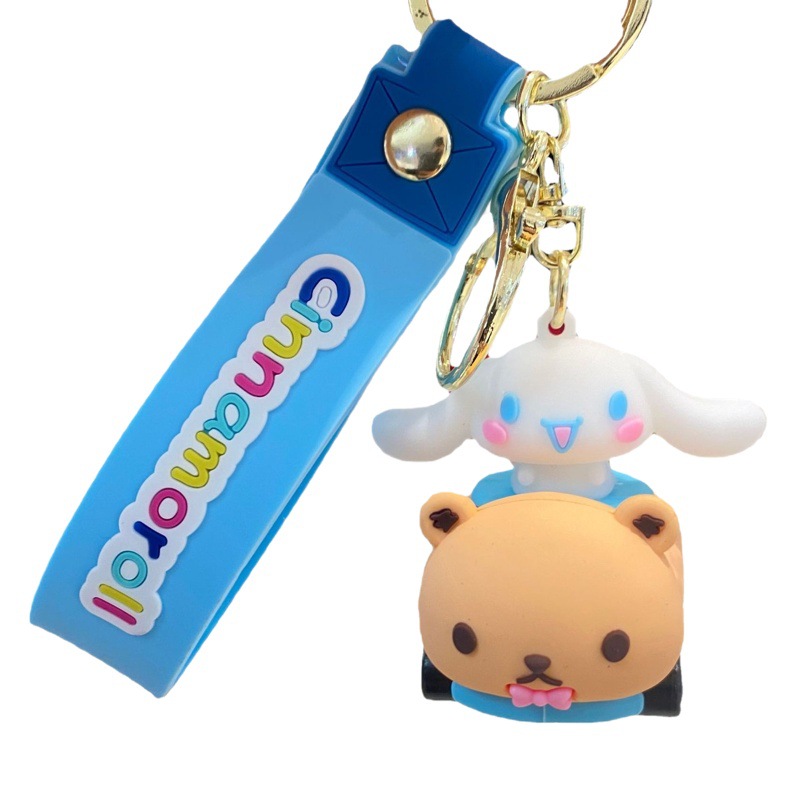 De dibujos animados Sanrio drag little driver muñeca llavero colgante cuatro estrellas coolomi bolsa de accesorios al por mayor