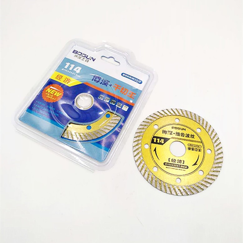 批发114波纹片 4寸切割机石材专用切片 角磨机 金刚石锯片 陶瓷片