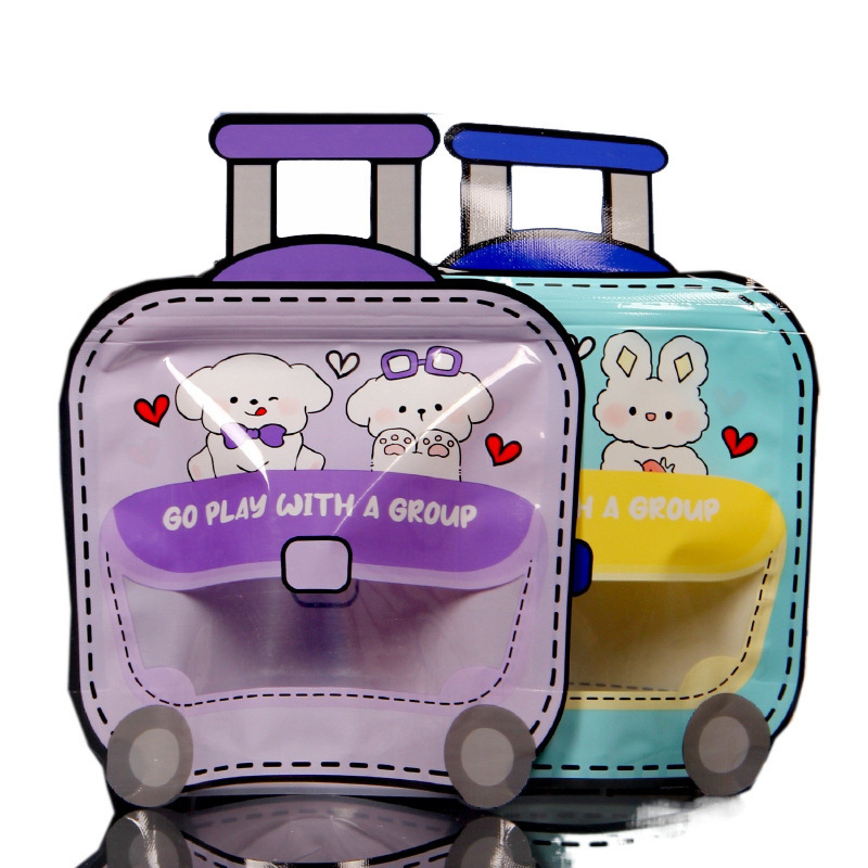 Children's Underwear Packaging Bag, Cotton Socks, Transparent Bag, Rubber Band, Hair Rope, Hairpin, Ziplock Bag, Satchel Cartoon Gift Bag