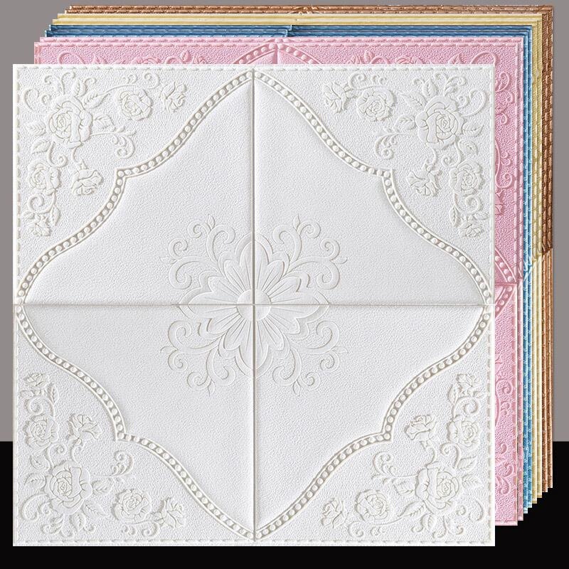 Ceiling roof ceiling shed decorative wallpaper self-adhesive warm bedroom 3d three-dimensional wall stickers waterproof moisture-proof background wall Ceiling roof ceiling shed decorative wallpaper self-adhesive warm bedroom 3d three-dimensional wall stickers waterproof moisture-proof background wall