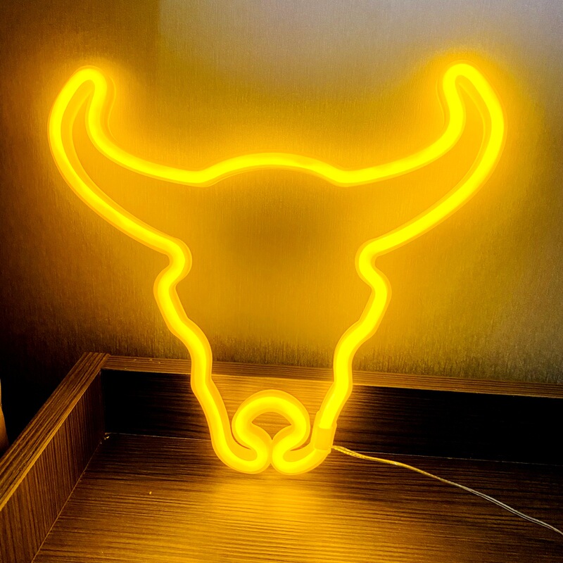 Cow Head Led Neon Light Manufacturer Direct Supply Cross-Border Ready Stock Home Birthday Party Room Wall Decoration Cow Horn Light Cow Head Led Neon Light Manufacturer Direct Supply Cross-Border Ready Stock Home Birthday Party Room Wall Decoration Cow Horn Light