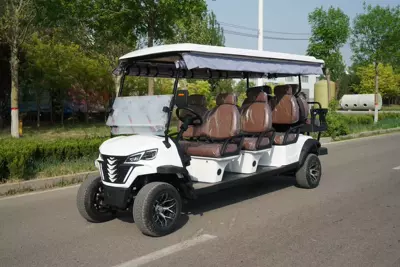 Foreign Trade Export Off-Road – Elektrikli qolf avtomobilləri - 4-row-8-seat-golf-cart