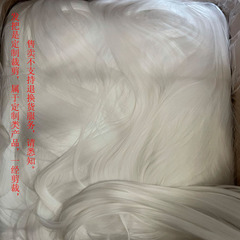 Best-selling cross-border wig practice wig, versatile uses, one pound weight, raw material high-temperature synthetic fiber, factory direct sale