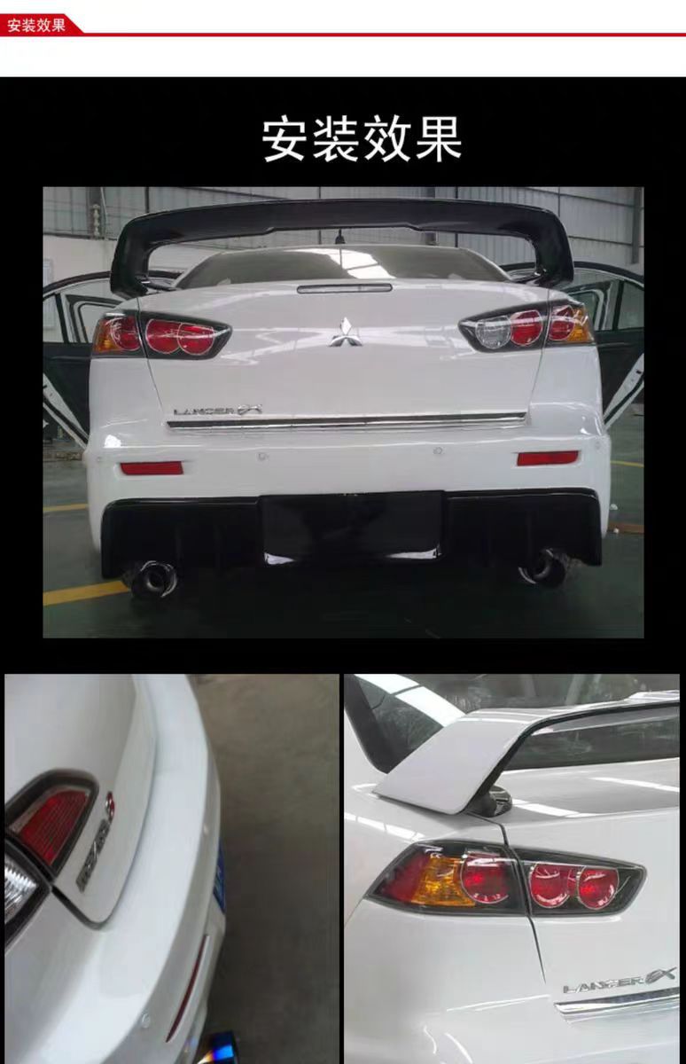Car exhaust modification sound system, universal stainless steel direct exhaust with back-pressure tail section, rumble exhaust for street racing car sound