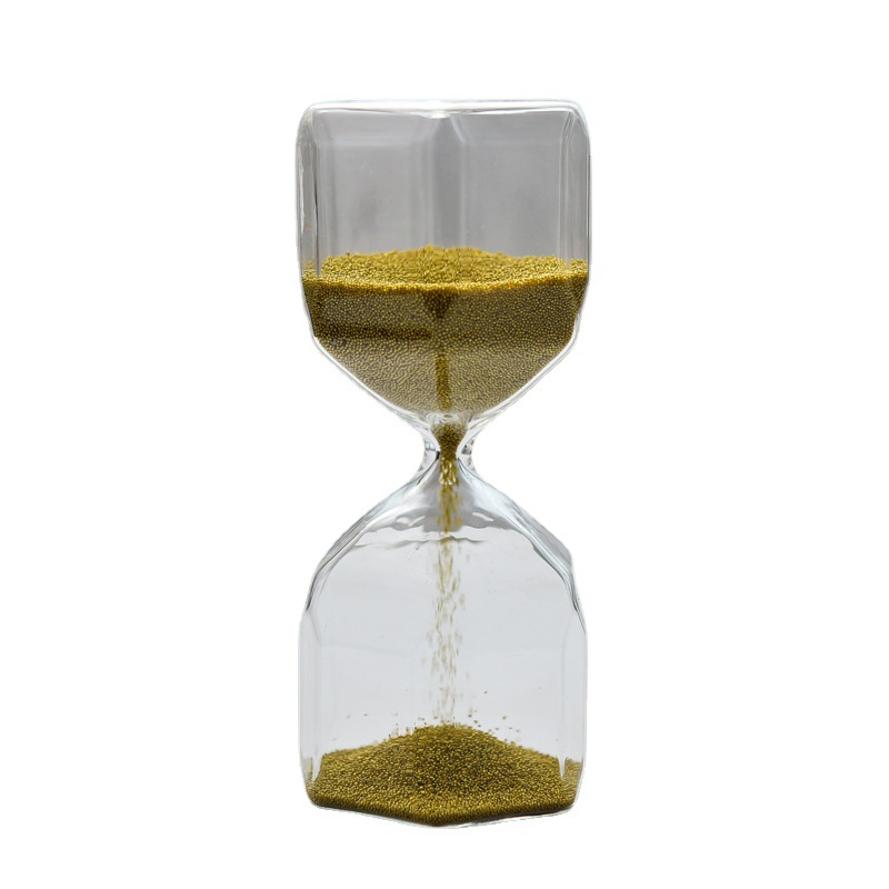 Creativa cuentas de oro reloj de arena moderno minimalista Nórdico regalo personalizado decoración del hogar regalo decoración de escritorio sin tiempo