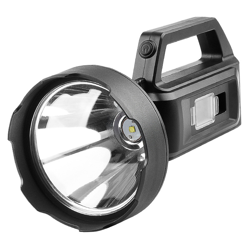 Shangjia mano fuerte al aire libre eléctrico USB recargable luz de emergencia P50 Gran taza de luz linterna solar COB reflector portátil