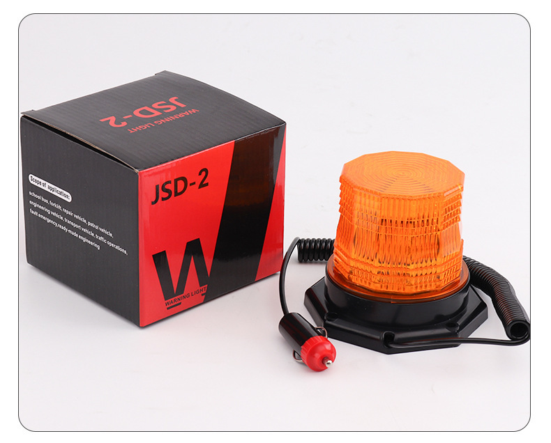 Luz de advertencia solar para automóvil, luz estroboscópica impermeable para automóvil, techo magnético, luz intermitente de advertencia de estacionamiento nocturno