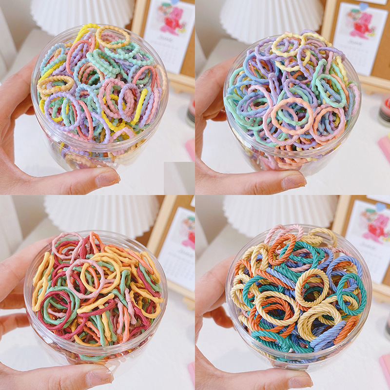 Tie Head Thumb Hair Band Does Not Harm Children's Hair Accessories Rubber Band High Elastic Korean Girls' Head Rope Baby Rubber Band