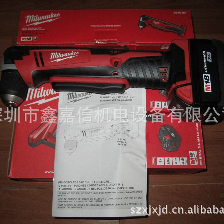 批发零售米沃奇充电角钻2615-20