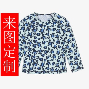 Autumn and Winter Long-Sleeved Pants Leopard Print Beach Outdoor Sun Protection Uv Warm Swimsuit Surfing Suit Custom Factory