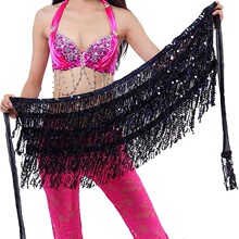 I 71452 Four Layer Fringe Belly Dance Waist Chain �Ĳ�����