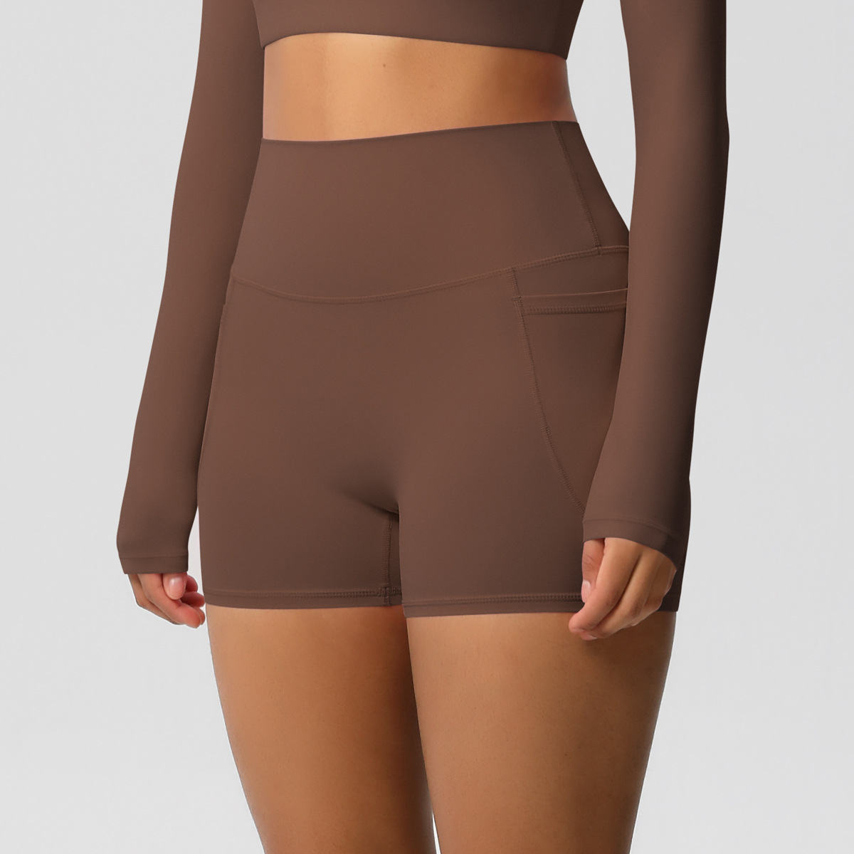 Classic Style Sport Style Solid Color Nylon Spandex Active Bottoms Leggings Sweatpants display picture 2
