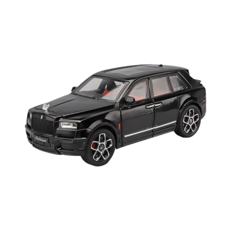 1:20 Cullinan versión BB modelo de simulación de automóviles de aleación Echo sonido y luz regalo coche de juguete decoración de música transfronteriza