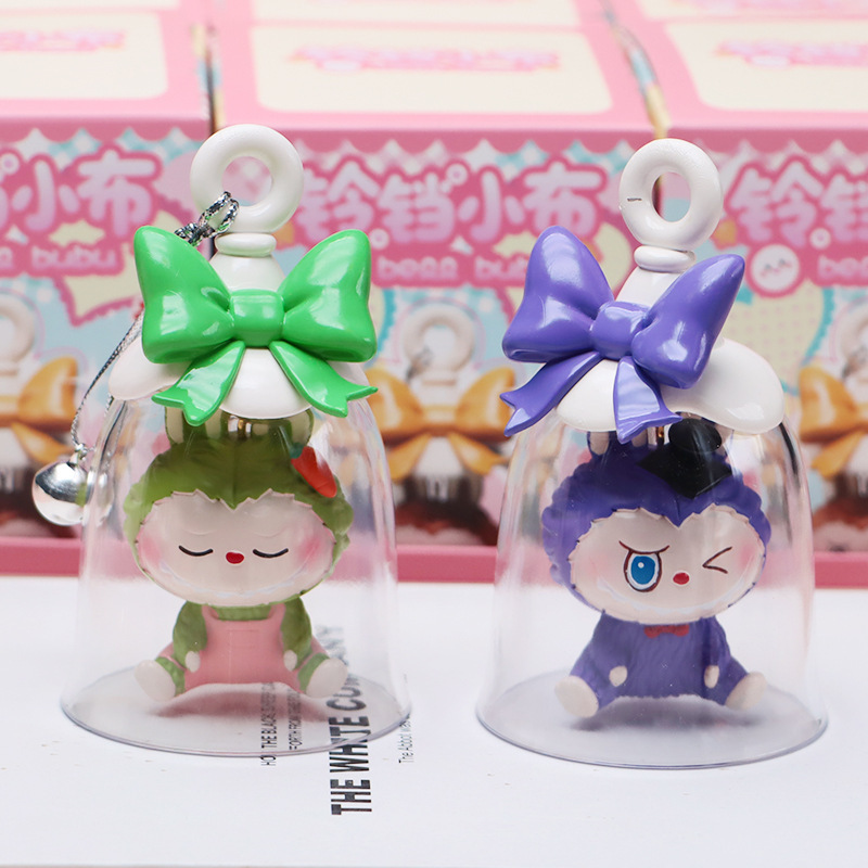 クリエイティブベルリトル布ブラインドボックスかわいい漫画デスクトップ人形装飾品子供の誕生日プレゼントブティック卸売|undefined