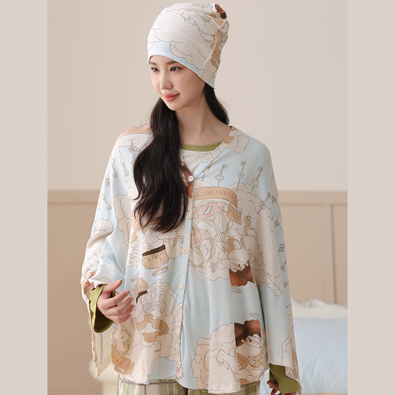 임산부용 수유냅킨, 노출방지 무화과잎, 수유커버, 봄여름 나들이용 다기능 통기성 숄