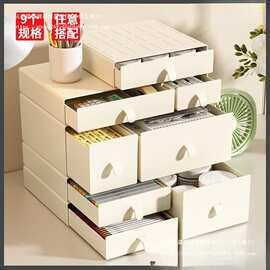 收纳盒塑料收纳盒桌面办公室宿舍书桌杂物塑料收纳神器储物收纳盒