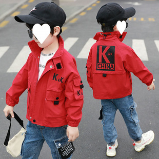 Boys' Jacket 2025 Spring and Autumn New Stylish Children's Top Little Boy Korean Version Spring Outfit Baby Handsome Jacket Trendy