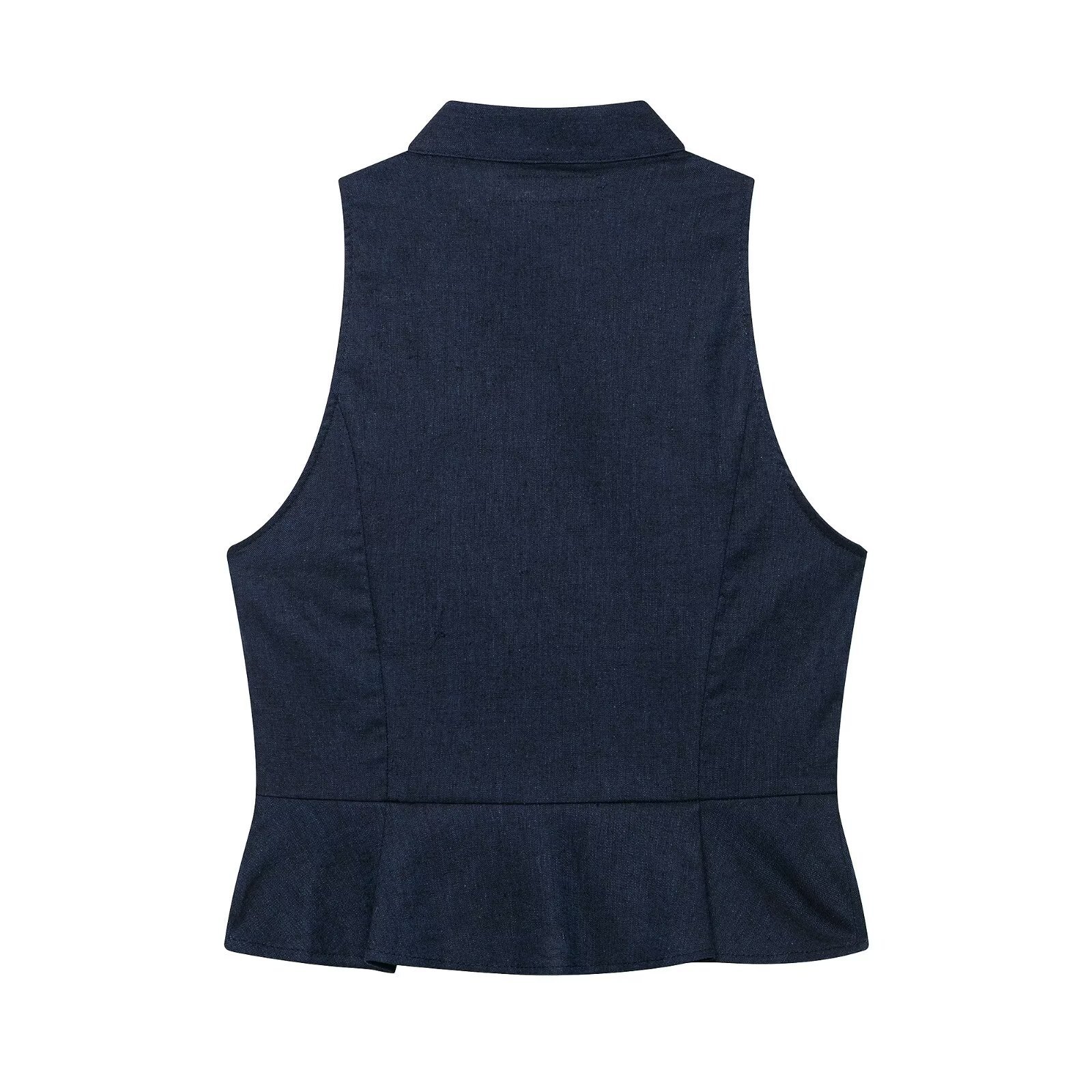 ZAZA hecho en casa estilo europeo al por mayor ropa de mujer de moda nudos de corta falda baja chaleco de mujer 7756826 image 4