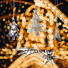 水晶魔法圣诞树diy圣诞节日装饰雪花挂件星星挂饰活动现场布置