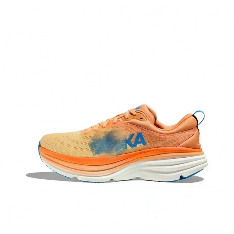HOKA ONEONE メンズ レディース 秋冬 Bondi 8 ロード ランニング シューズ Bondi8 軽量 クッション性 リバウンド サポート 耐摩耗性|undefined