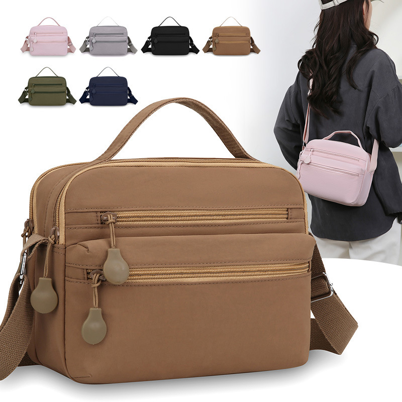 Fashionable Nylon Women's Bag, New Style Mom Bag, Multifunctional Small Square Bag, Mobile Phone Coin Purse, Shoulder Crossbody Bag, Handbag