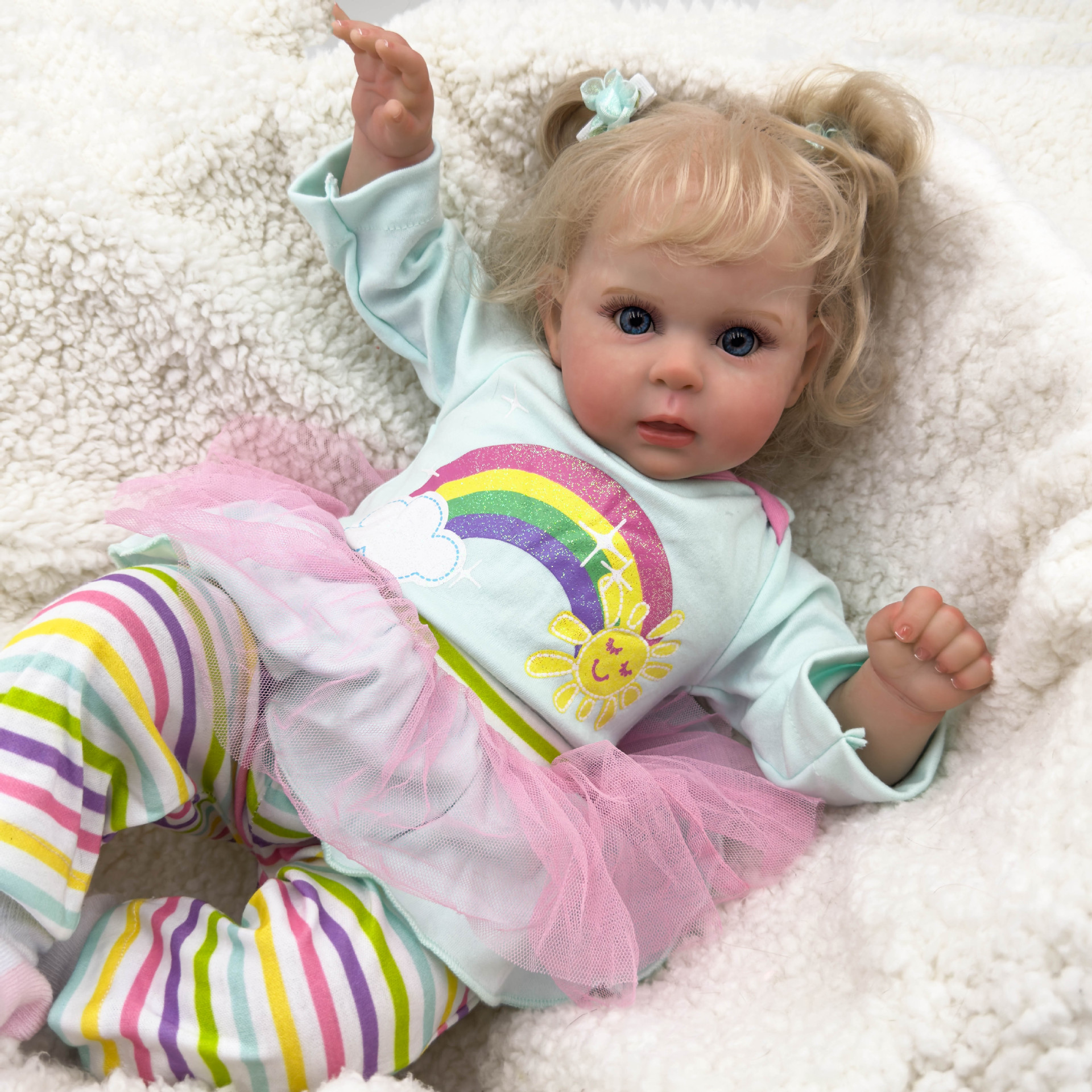 Muñeca Bebé de Simulación 19 Pulgadas de Esmalte para Niños