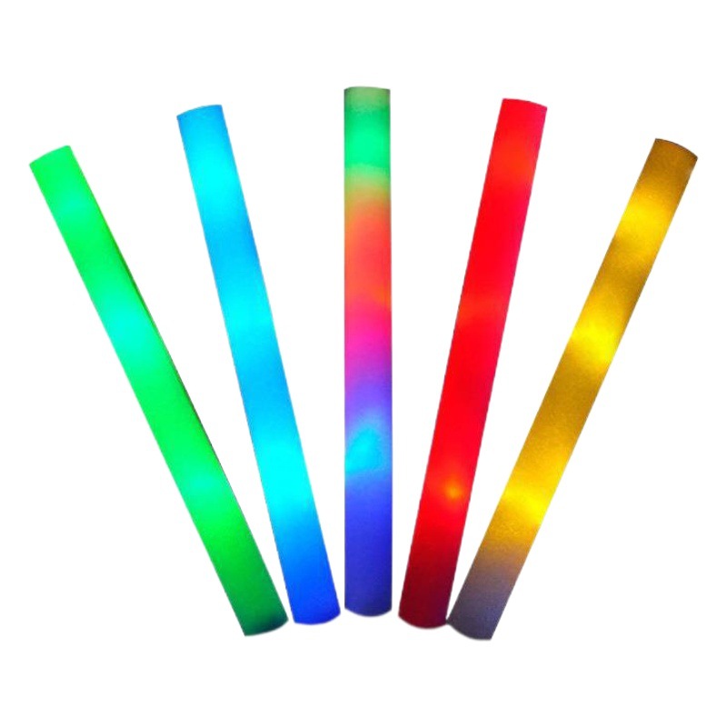 Electrónico colorido esponja palo de espuma palo luminoso palo fluorescente concierto soporte Stick Bar alegría apoyos al por mayor