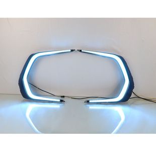 Suitable for 23 Honda Haoying Breeze Front Fog Lamp Cover Modified Led Daytime Running Light Streamer Turn Signal Fog Lamp