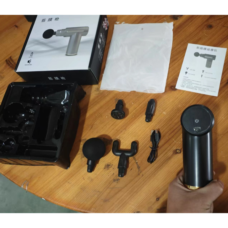 電動筋膜銃mini家庭用振動リラックス筋肉首膜頚椎マッサージ器ミニマッサージ銃卸売り|undefined