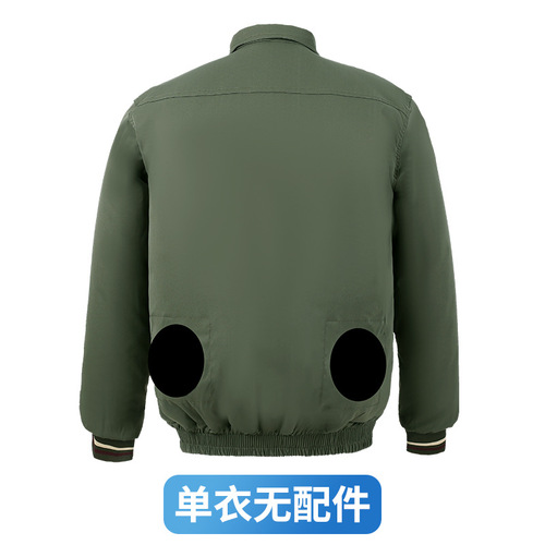 Summer fan clothes wholesale air-conditioning clothes can be equipped with fans for heatstroke prevention and cooling camouflage clothes construction site workshop work clothes