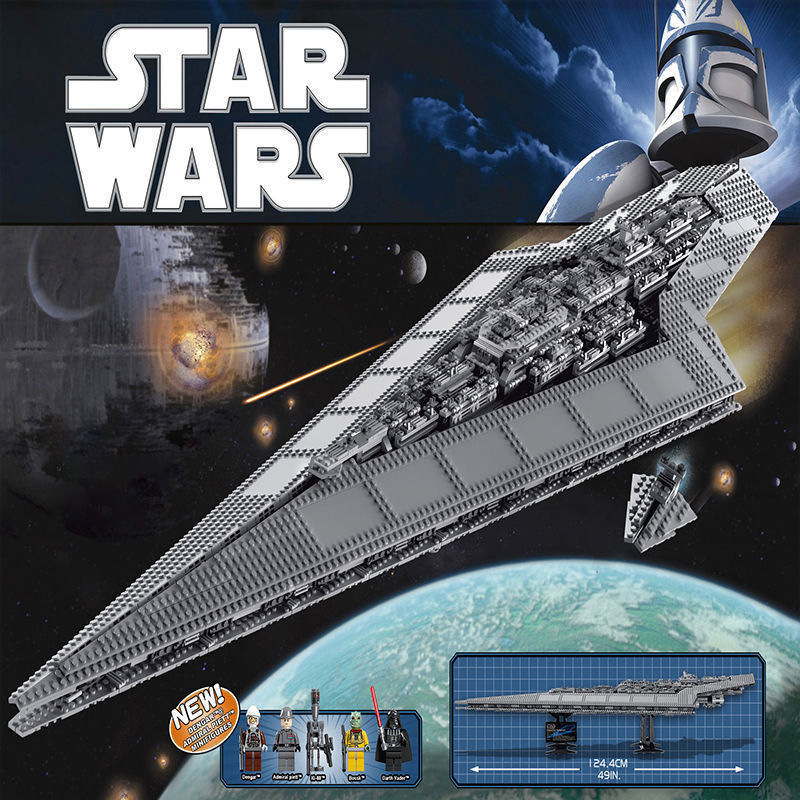 レゴデススタースターウォーズビルディングブロックスーパースターデストロイヤー高難易度大人組み立ておもちゃ送料無料と互換性があります。|undefined