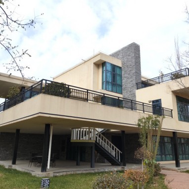 Sala de recepción de casa simple Centro de visitantes Fabricante de casas móviles Estructura de acero al aire libre Contenedor Casa integrada
