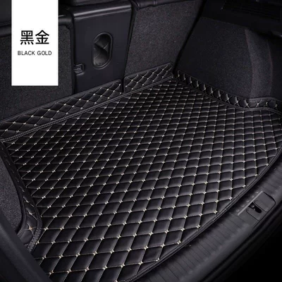 Trunk Mat | Mat Full Surround - high-edge-style-hangzhou-embroidery-black-rice-thread-lexus-es-imported